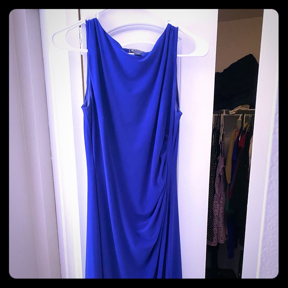 Royal blue dress